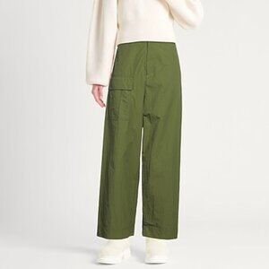 Plan C Technical Nylon Cotton Trousers in Guacamole Size 00 NWT